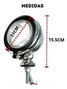 Faro Auxiliar Off Toad Cromo