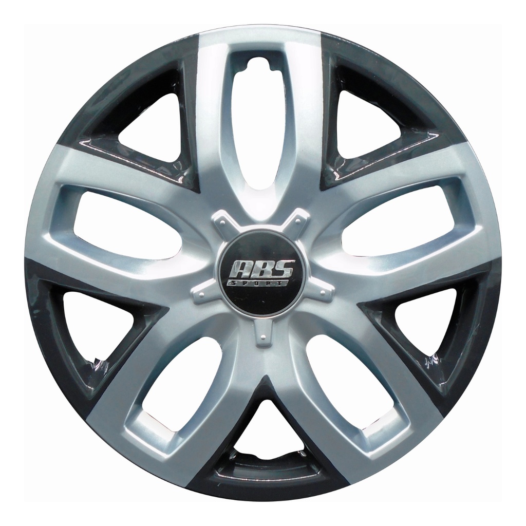 Tapón Polvera Para Rin 14  Abs Sport Especiales Gris-negro Gris/negro