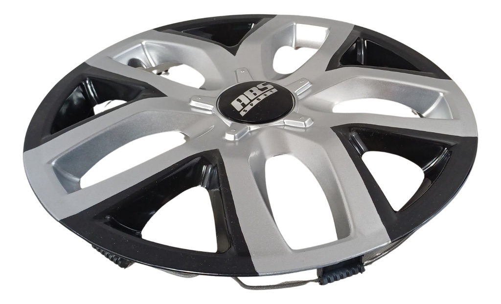 Tapón Polvera Para Rin 14  Abs Sport Especiales Gris-negro Gris/negro