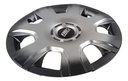 Tapon Polvera Rin 15 Abs Especiales Universal 4pzas Negro/gris
