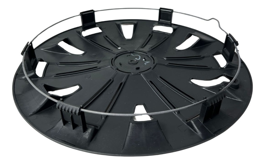 Tapon Polvera Rin 15 Abs Sport  Negro Universal 4 Pz Les0036 Negro