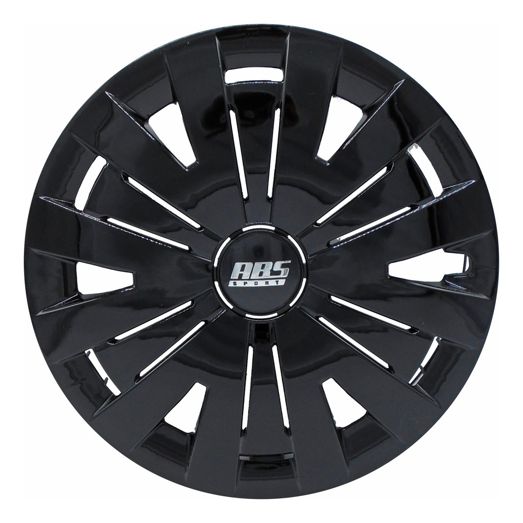 Tapon Polvera Rin 15 Abs Sport  Negro Universal 4 Pz Les0036 Negro