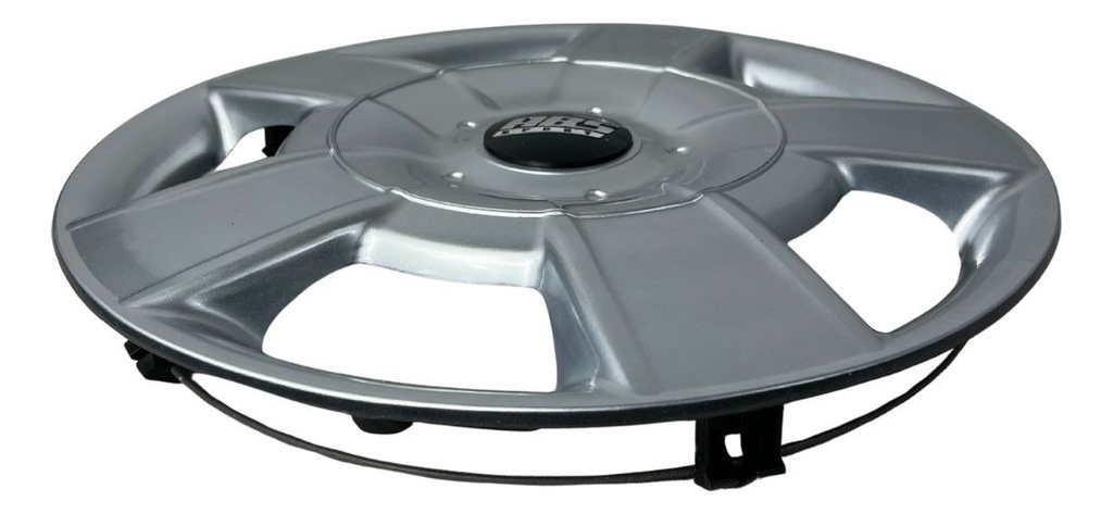 Tapon Polvera Rin 15 Abs Sport  Gris Universal 4 Pz Lgr0003 Gris