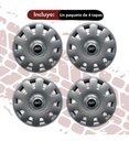 Tapon Polvera Rin 15 Abs Sport Gris Lgr0020 Gris