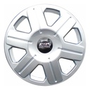 Tapon Polvera Rin 13 Abs Sport Gris Lgr0013 4 Piezas Gris