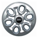 Tapon Polvera Rin 14 Abs Sport Gris  Universal 4 Piezas Gris