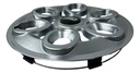 Tapon Polvera Rin 14 Abs Sport Gris  Universal 4 Piezas Gris