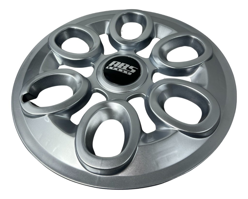 Tapon Polvera Rin 14 Abs Sport Gris  Universal 4 Piezas Gris
