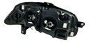 Faro Dodge Ram 700 15-20 Fondo Cromado/negro S/foco Depo Izquierdo/conductor