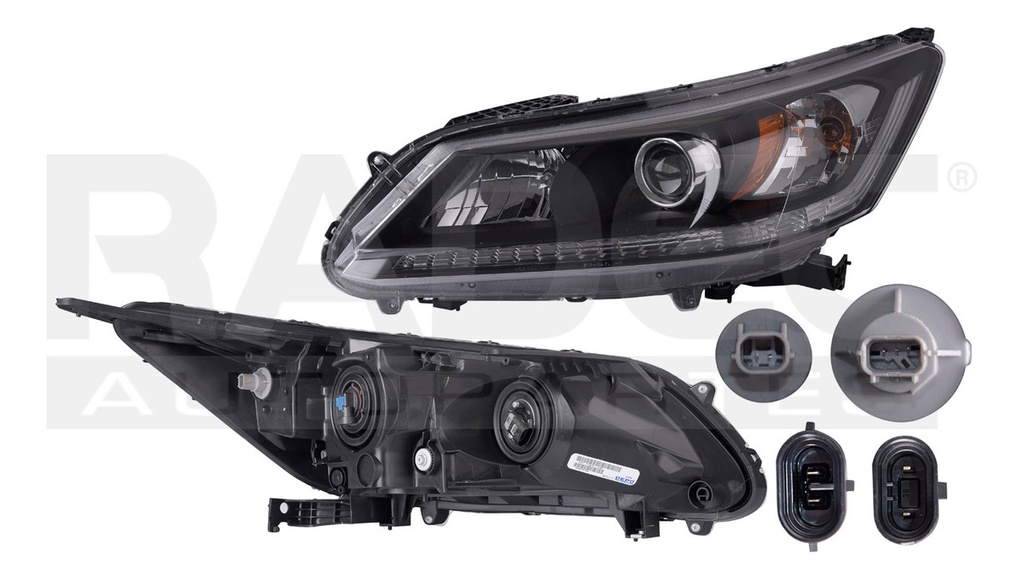 Faro Honda Accord 2013 2014 2015 Depo