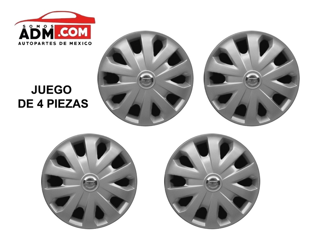 TAPON POLVERA RIN 15 ABS SPORT GRIS LGR0027