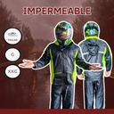IMPERMEABLE C/PANTALON (2PZ) VERDE TALLA L