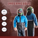 IMPERMEABLE CON PANTALON (2PZ) AZUL TALLA L