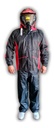 IMPERMEABLE CON PANTALON ROJO XL