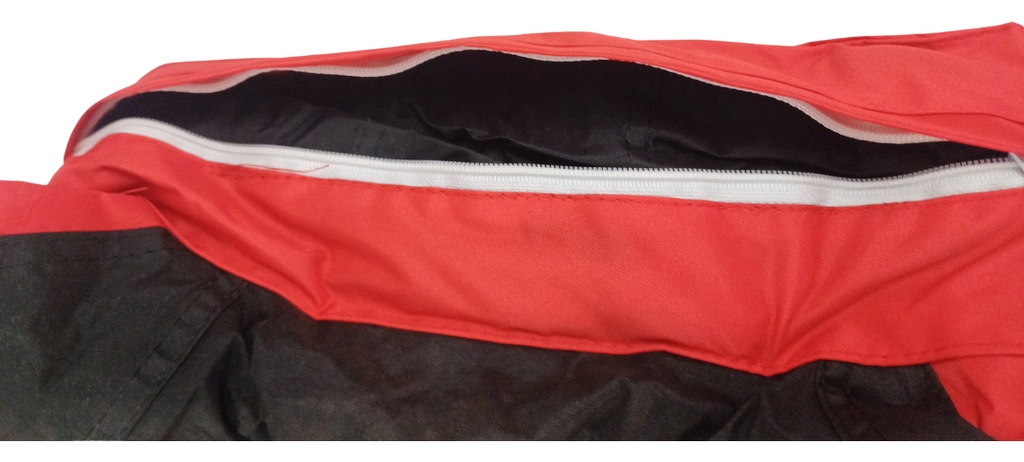 IMPERMEABLE CON PANTALON ROJO XL