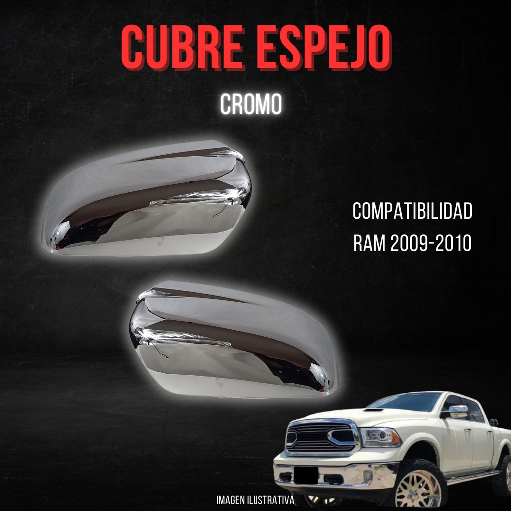 CUBRE ESPEJO RAM 2009-2010 CROM PAR