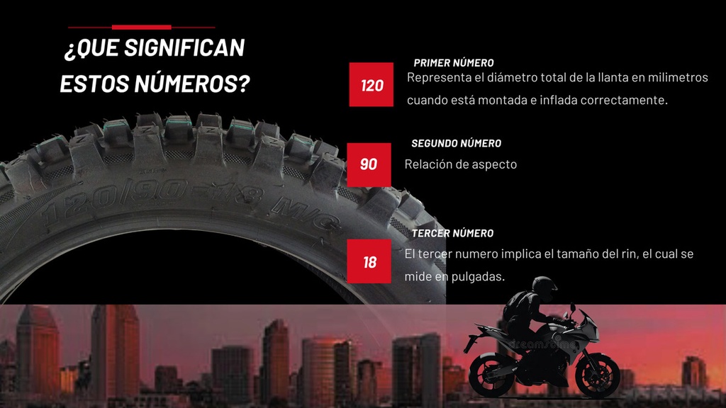 LLANTA MOTO 120/90-18 TT 6PR E131 MASUDA