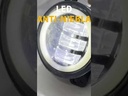 PAR FAROS DELANTEROS REDONDOS 4" LED ANTI-NIEBLA OJO ANGEL