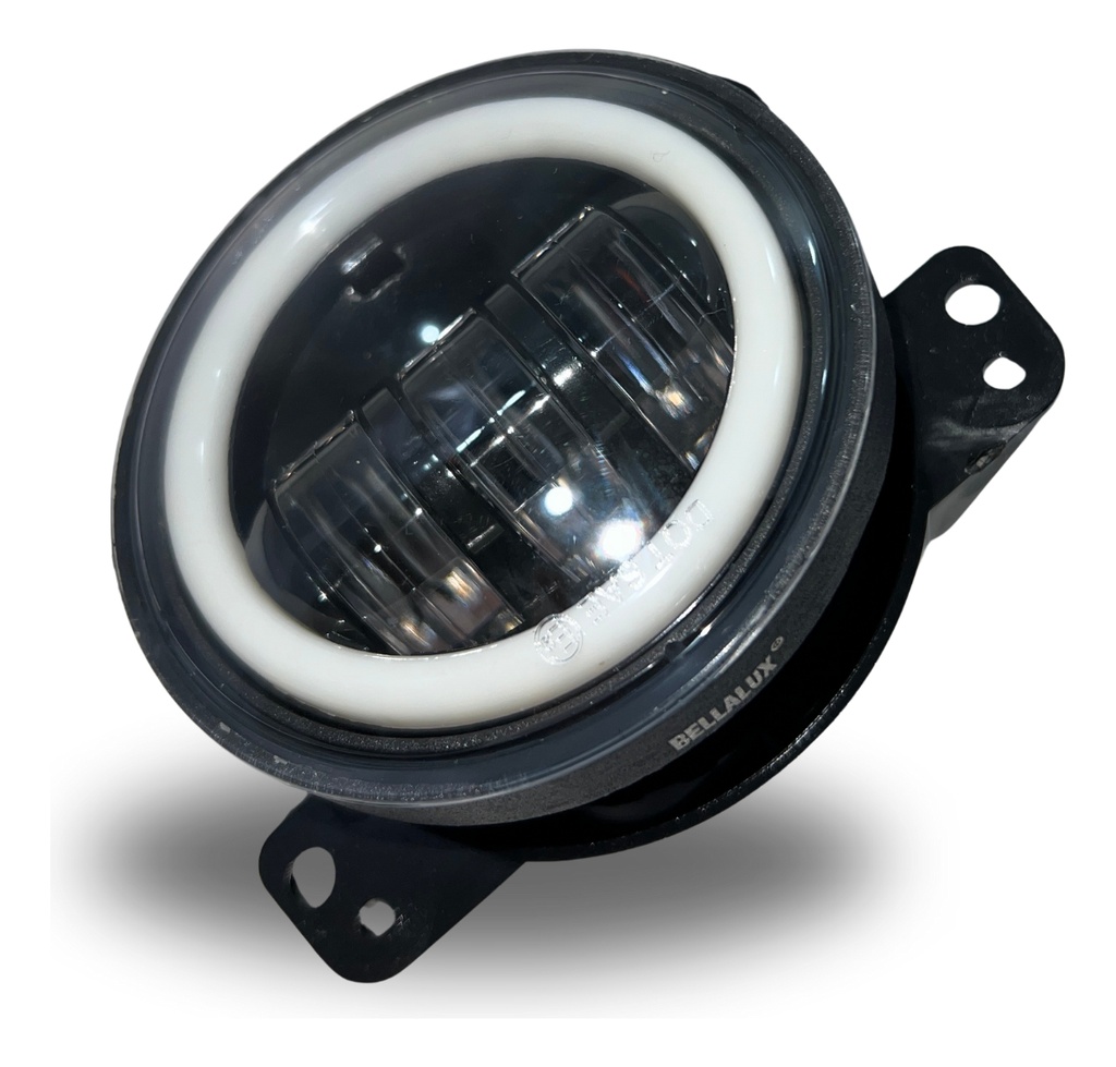 PAR FAROS DELANTEROS REDONDOS 4" LED ANTI-NIEBLA OJO ANGEL