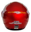 CASCO ABATIBLE DEFE DOBLE MICA ROJO (L) DOT