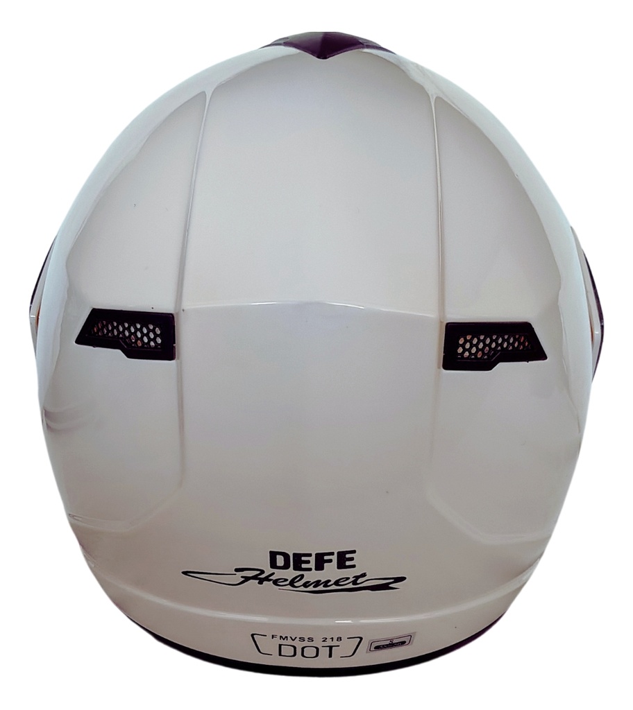 CASCO ABATIBLE DOBLE MICA BLANCO COMP. (L) DOT