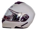 CASCO ABATIBLE DOBLE MICA BLANCO COMP. (L) DOT