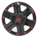 TAPON POLVERA RIN 13 ABS SPORT TUNING NEGRO-AZUL LES0030