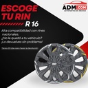 TAPON POLVERA RIN 13 ABS SPORT TUNING NEGRO-AZUL LES0030
