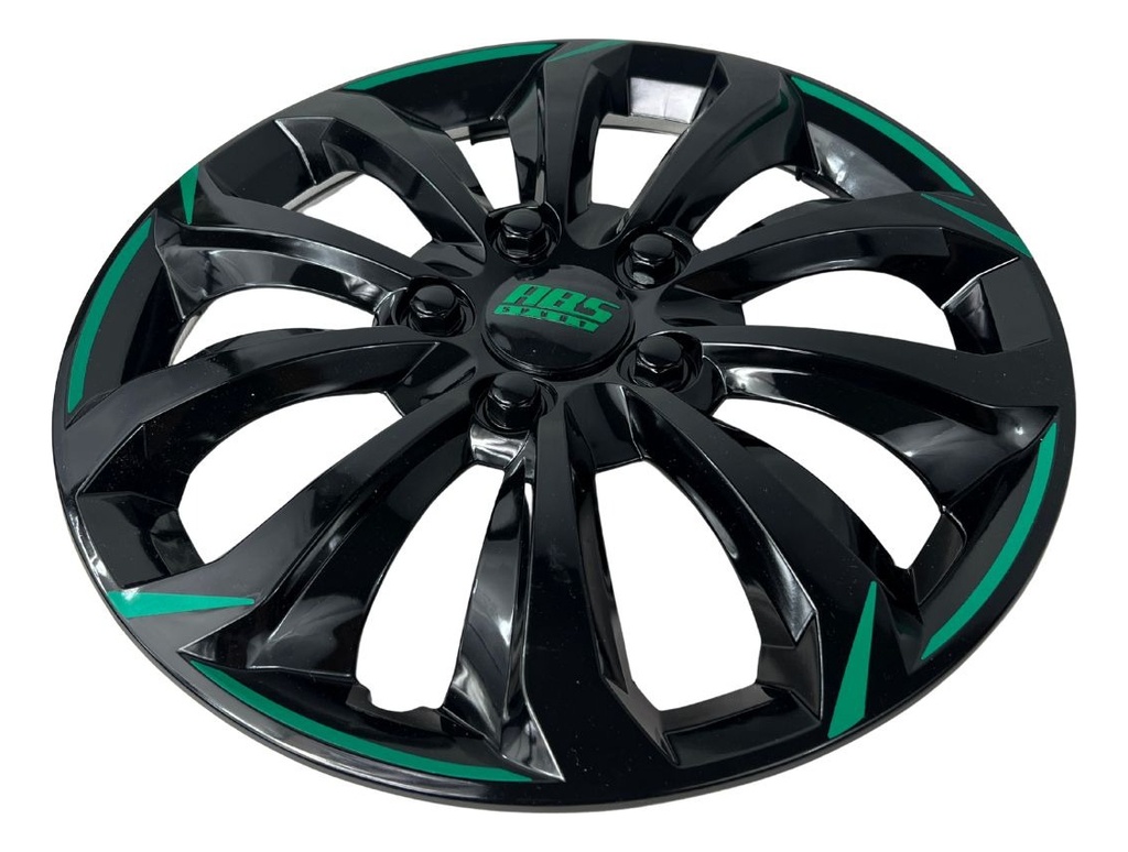 TAPON POLVERA RIN 13 ABS SPORT TUNING NEGRO-AZUL LES0030