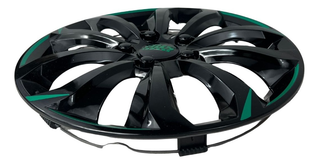 TAPON POLVERA RIN 13 ABS SPORT TUNING NEGRO-AZUL LES0030