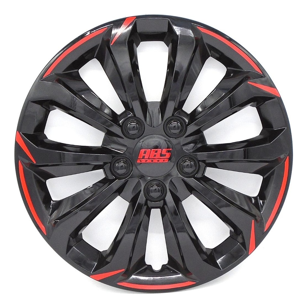 TAPON POLVERA RIN 13 ABS SPORT TUNING NEGRO-AZUL LES0030