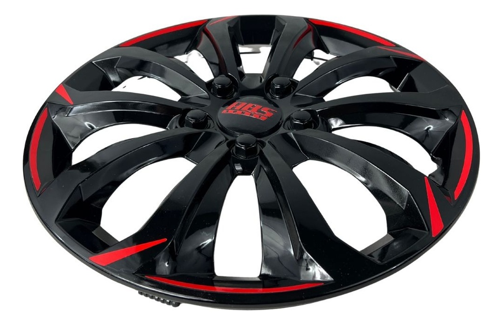 TAPON POLVERA RIN 13 ABS SPORT TUNING NEGRO-AZUL LES0030