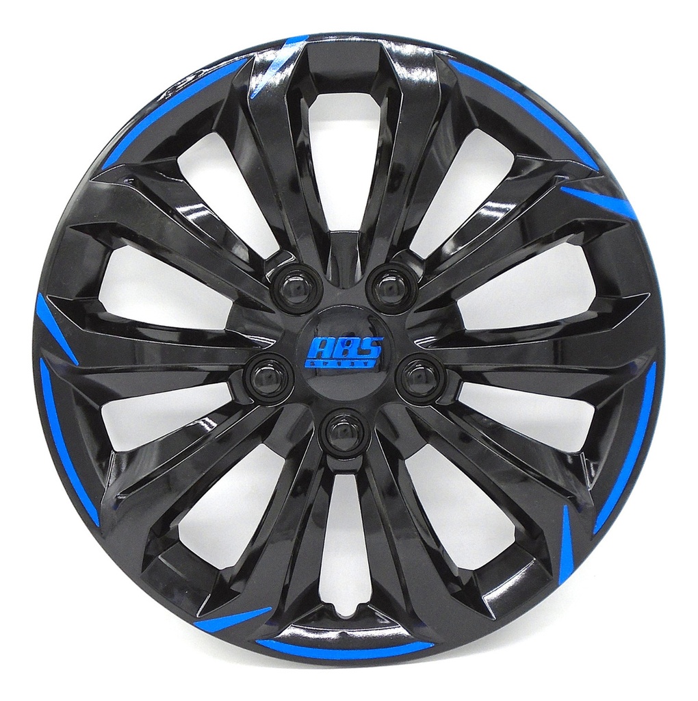 TAPON POLVERA RIN 13 ABS SPORT TUNING NEGRO-AZUL LES0030