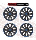 TAPON POLVERA RIN 13 ABS SPORT TUNING NEGRO-AZUL LES0030