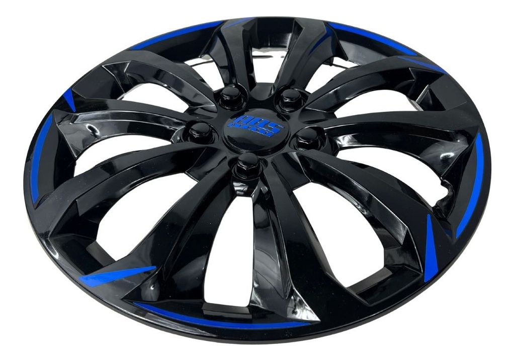 TAPON POLVERA RIN 13 ABS SPORT TUNING NEGRO-AZUL LES0030