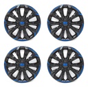 TAPON POLVERA RIN 13 ABS SPORT TUNING NEGRO-AZUL LES0030