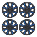 TAPON POLVERA RIN 13 ABS SPORT TUNING NEGRO-AZUL LES0030