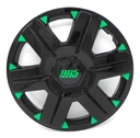 TAPON POLVERA RIN 13 ABS SPORT TUNING NEGRO-AZUL LES0030
