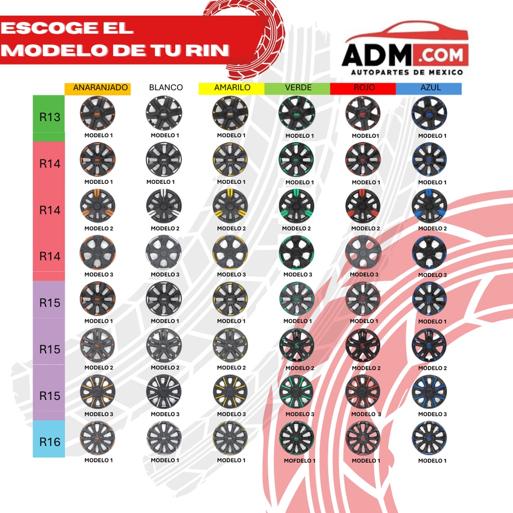 TAPON POLVERA RIN 13 ABS SPORT TUNING NEGRO-AZUL LES0030