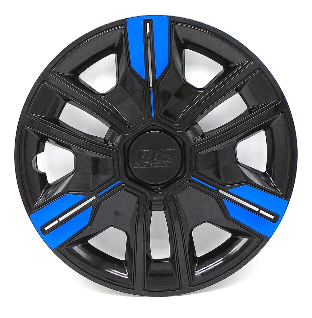 TAPON POLVERA RIN 13 ABS SPORT TUNING NEGRO-AZUL LES0030