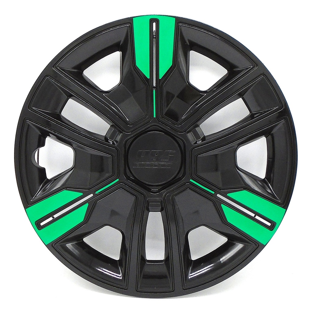 TAPON POLVERA RIN 13 ABS SPORT TUNING NEGRO-AZUL LES0030