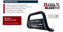 BURRERA NS FRONTIER 21-23 ALFA BRONX BLACK NEGRA MATE