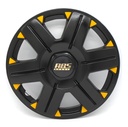 TAPON POLVERA RIN 13 ABS SPORT TUNING NEGRO-BLANCO LES0026