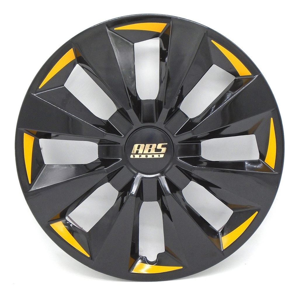 TAPON POLVERA RIN 13 ABS SPORT TUNING NEGRO-BLANCO LES0026