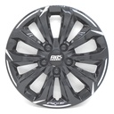 TAPON POLVERA RIN 13 ABS SPORT TUNING NEGRO-BLANCO LES0026