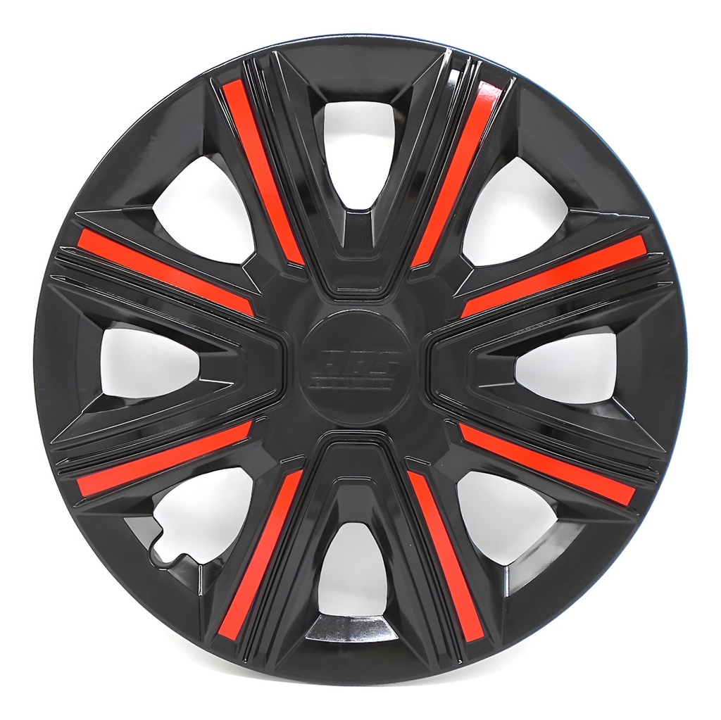 TAPON POLVERA RIN 13 ABS SPORT TUNING NEGRO-BLANCO LES0026