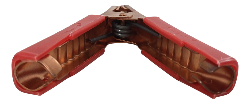 PINZA CAIMAN ROJA 200A REFORZADA