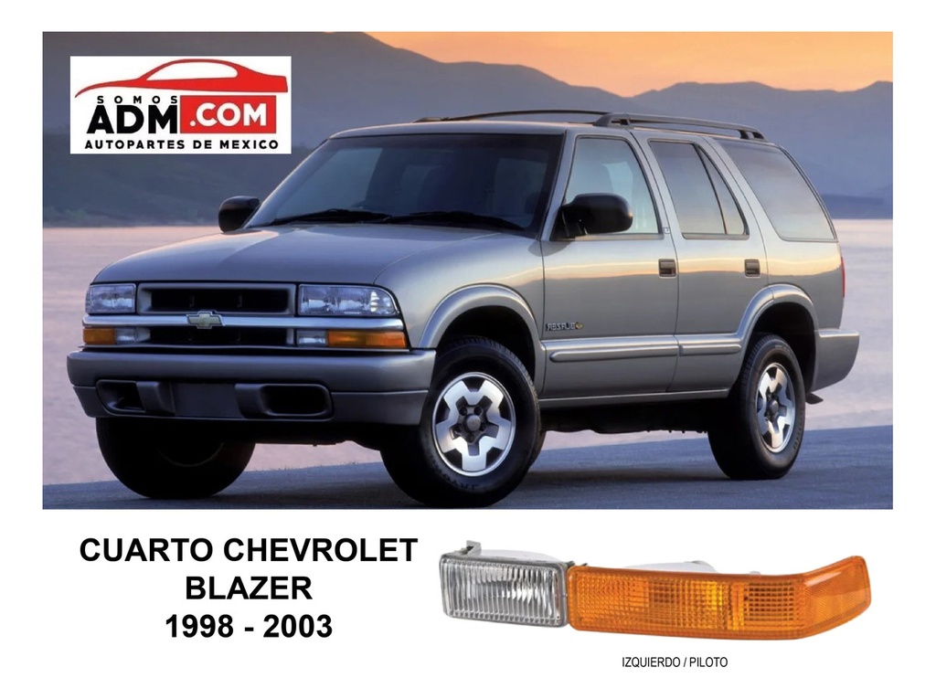 Cuarto Chevrolet S-10 1998 1999 2000 2001 2002 2003 