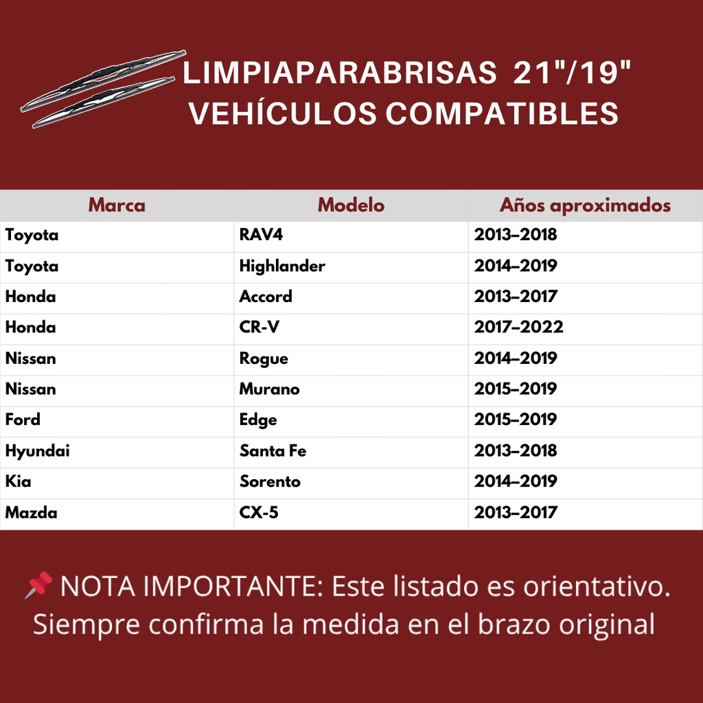 LIMPIAPARABRISAS BOSCH 19"/21" 2 PIEZAS