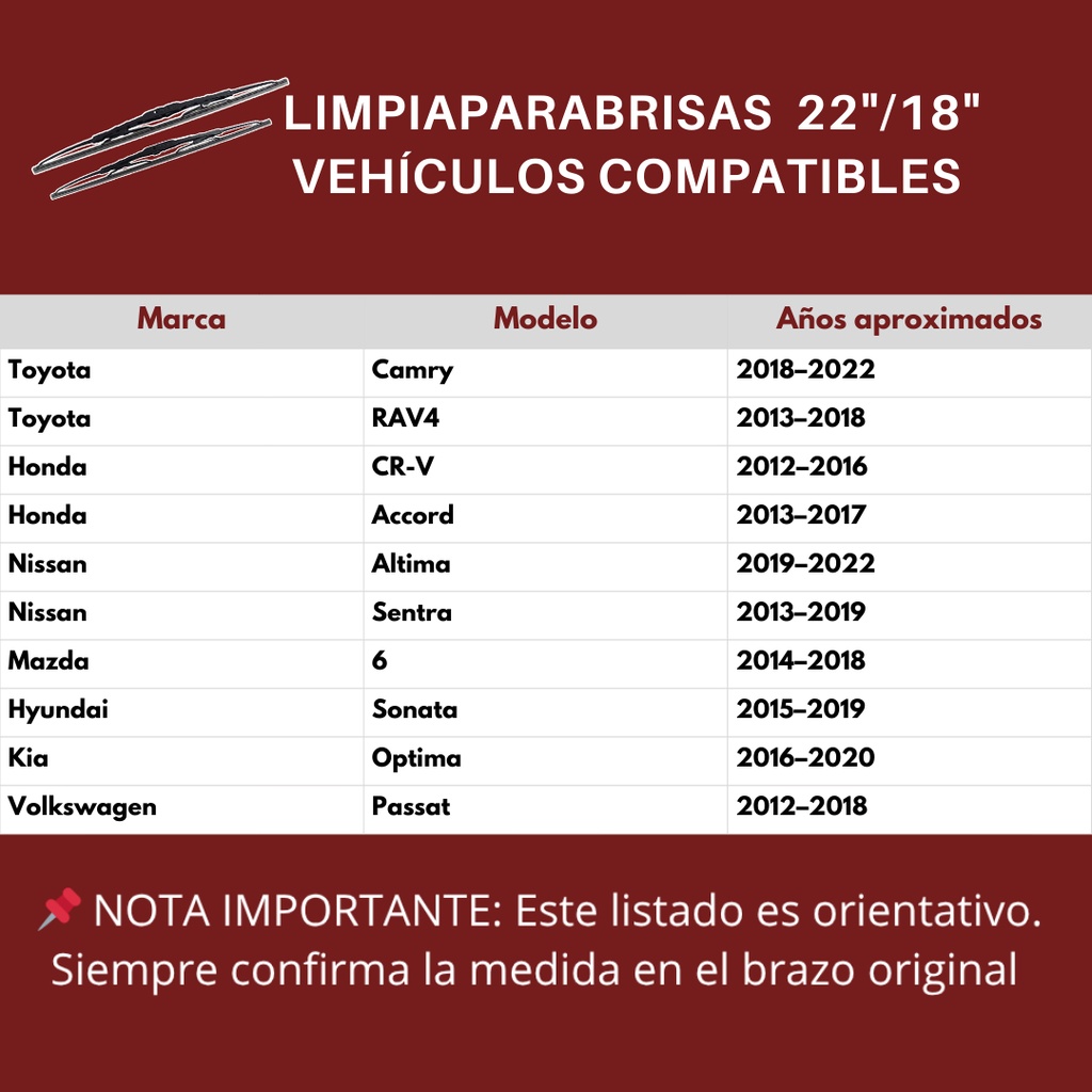 LIMPIAPARABRISAS BOSCH 22"/18" 2 PIEZAS